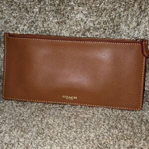 Coach Brown Leather Wallet with Timeless Elegance